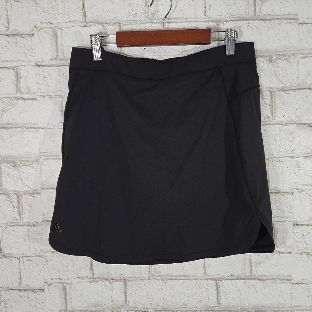 adidas black athletic skirt/ shorts